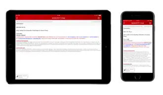 Mobile Apps_DE_Mockup REDDCRYPT Smartphone Apps - E-Mailverschlüsselung auch unterwegs jederzeit möglich